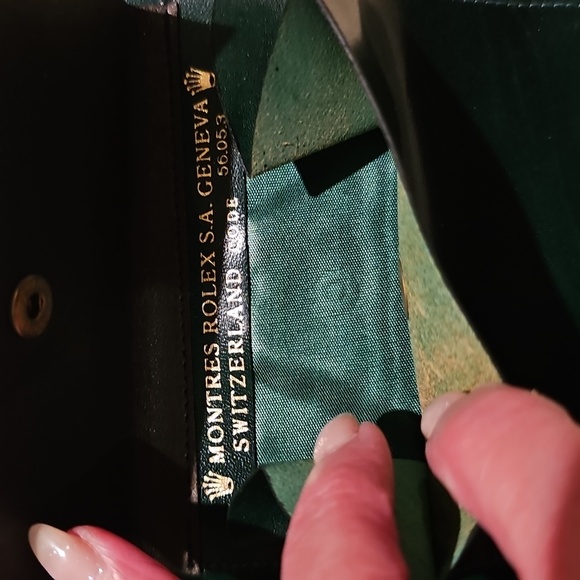 Vintage Green Rolex Leather Wallet - Picture 2 of 6